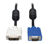 Tripp-Lite P556-006 | DVI to VGA High-Resolution Adapter Cable with RGB Coaxial (DVI-A to HD15 M/M), 6 ft. (1.8 m)
