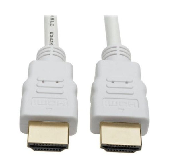 Tripp-Lite P568-016-WH | High-Speed HDMI Cable, Gripping Connectors, 4K @30Hz (M/M), White, 16 ft. (4.88 m)