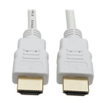 Tripp-Lite P568-016-WH | High-Speed HDMI Cable, Gripping Connectors, 4K @30Hz (M/M), White, 16 ft. (4.88 m)