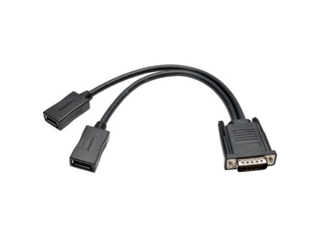 Tripp-Lite P576-001-DP | DMS-59 to Dual DisplayPort Splitter Y Cable (M to 2xF), 1 ft. (0.31 m)