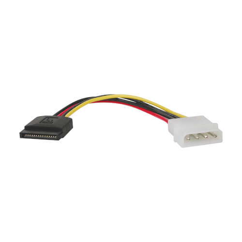 Tripp-Lite P944-06I | 15-Pin SATA (Female) to 4-Pin (Male) Power Cable - 26 AWG, 6-inch