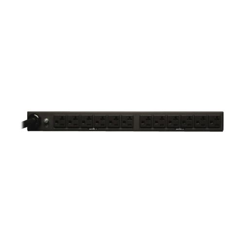 Tripp-Lite PDUH30-ISO | Tripp Lite series basic PDU, 1PH, 1U, L5-30P input, 15 ft cord, 2.9kW, 24A, 120V, 12 Outlets (12) 5-20R - Surge Protected