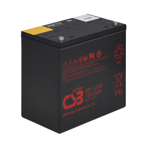 Tripp-Lite RBC12V55ET | External 12V DC 55AH Battery Module for 120V AC Extreme Temperature Network UPS, TAA