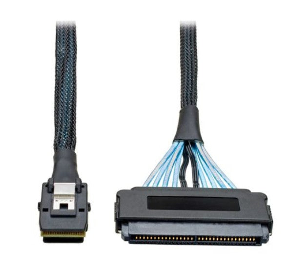 Tripp-Lite S510-003 | Internal SAS Cable, mini-SAS (SFF-8087) to 4-in-1 32pin (SFF-8484), 3-ft (0.91 m)