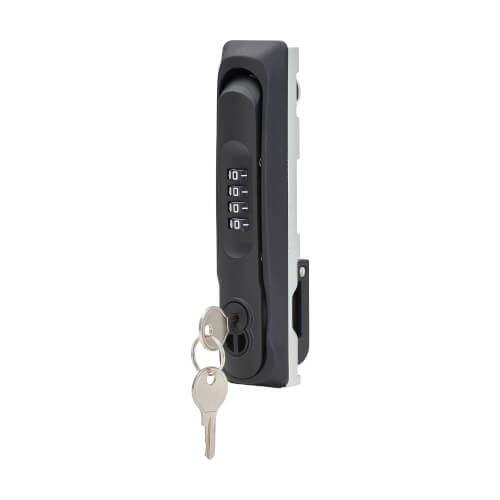 Tripp-Lite SRCOMBO4SFIC | SmartRack Locking Door Handle for Server Rack Cabinets - Front and Back Doors, 4-Digit Combination Lock, SFIC Lock Core, 2 Keys
