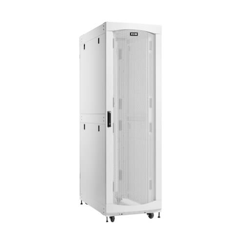 Tripp-Lite SRH48UW | SmartRack 48U Standard-Depth Standard-Width Heavy-Duty Rack Enclosure Cabinet for AI Servers, White