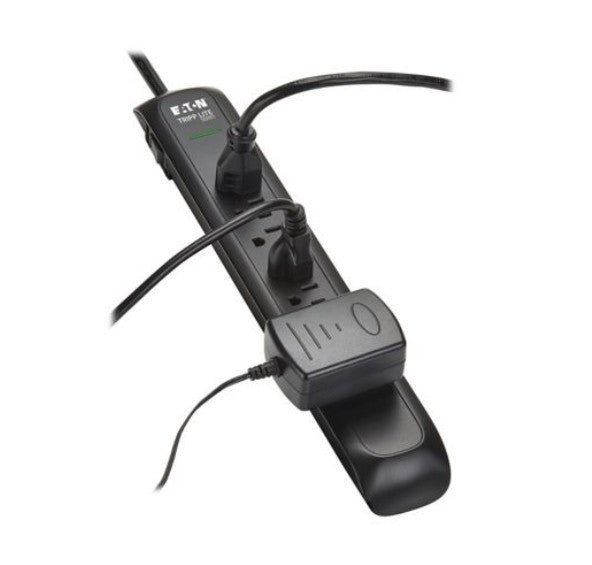Tripp-Lite TLP76B | 7-Outlet Surge Protector - 5-15R Outlets, 1500 Joules, 6 ft. (1.8 m) Cord, Black