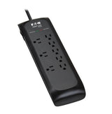 Tripp-Lite TLP86B | 8-Outlet Surge Protector - 5-15R Outlets, 2100 Joules, 6 ft. (1.8 m) Cord, Black