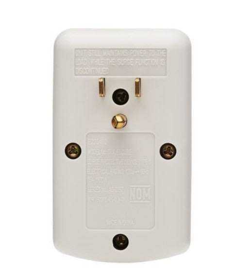 Tripp-Lite TRAVELCUBE | 1-Outlet Portable Surge Protector, Direct Plug-In, 600 Joules, Tel/Modem Protection