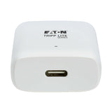 Tripp-Lite U280-WF1-20C1-G | Tripp Lite series Flat 1-Port USB-C Wall Charger - GaN Technology, 20W PD 3.0 Charging, White