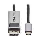 Tripp-Lite U444-003-DP8K6 | USB-C to DisplayPort Active Adapter Cable (M/M) - 8K 60 Hz, 4K 144 Hz, HDR, 4:4:4, HDCP 2.3, Black, 3 ft. (0.9 m)
