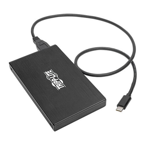 Tripp-Lite U457-025-CG2 | USB 3.1 Gen 2 2.5 in SATA SSD/HDD to USB-C Enclosure Adapter