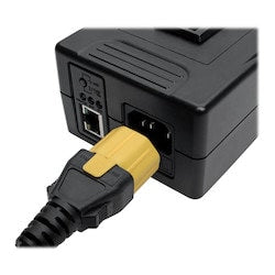Tripp Lite PLC14YW | Extension Cord, Plug-Lock Inserts Detachable, C13 Power Cord C14 Inlet Yellw, 100/Pk