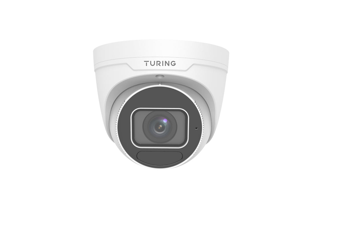 Turing Video TP-MVD4MV2 | IR VF Turret Network Camera, White, 13.5mm Max, 2.7mm Min