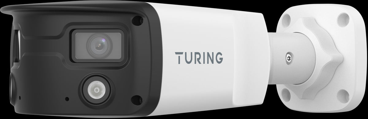 Turing Video TP-X2B8MPR-1Y | Panoramic Dual Sensor Camera, 8 MP Resolution, Fixed Lens, 4mm Max Focal Length