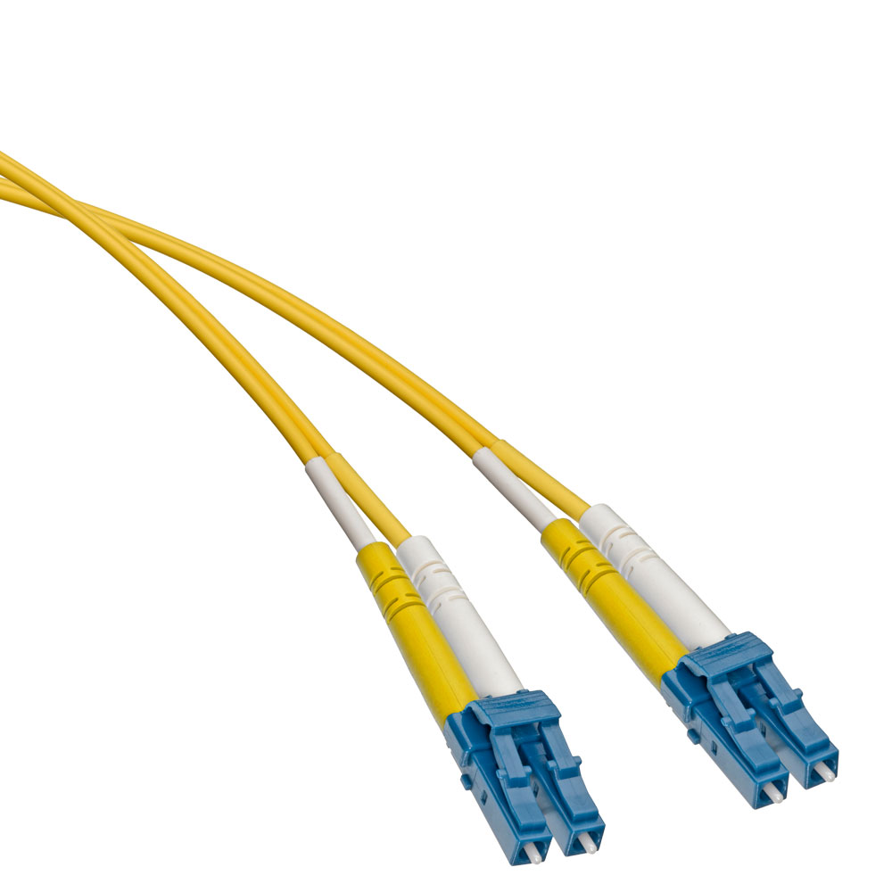 Leviton UPDLC-S01 | Economy Patch Cord, 9/125 um Single-Mode OS2, OFNR Duplex, LC-LC, 1m