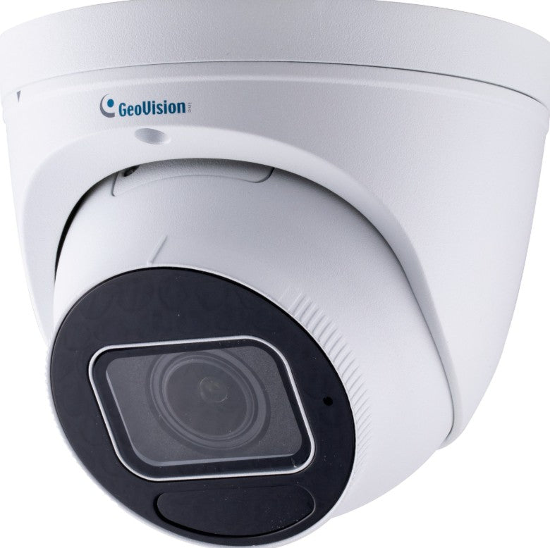 USA Vision Systems 84-EBD881W-3010 | AI 8 Megapixel H.265 4.3x Zoom Super Low Lux WDR Pro IR Eyeball IP Dome Camera