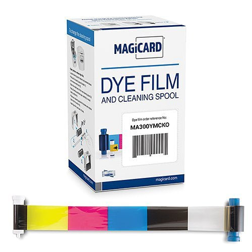 Ultra Electronics Card Systems MA300YMCKO | Ribbon, Yellow, Magenta, Cyan, Black, Overlay
