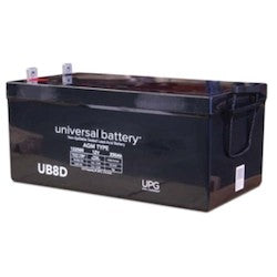 Universal Battery 45964 | 12 Volt, 250 Amp Hour Battery with L4 Terminal