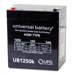 Universal Battery D5741 | 12V 5 AH SLA Battery (UB1250)