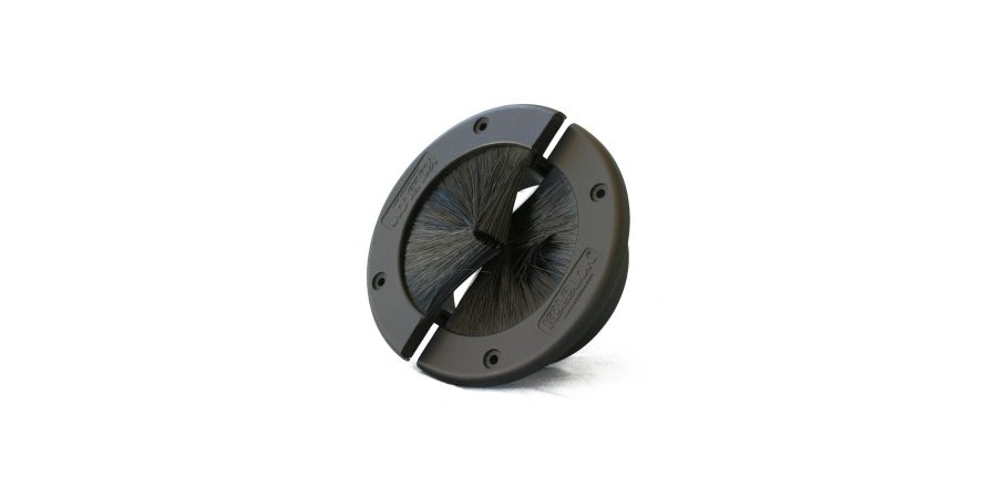 Upsite Technologies 40003 | Round Floor Grommet, ABS, Black, 7.56 in Diameter