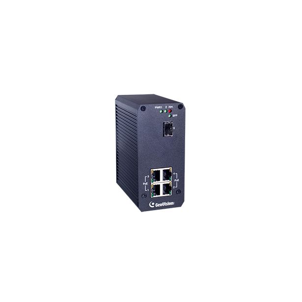 Usa Vision Systems 84POE0410E010 | GV-POE0410-E 4-port Gigabit 802.3at PoE Switch