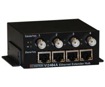 Vigitron VI2404A 4-Port MaxiiCopper 4, 8 and 16-port High-Speed Ethernet Extenders over Coax