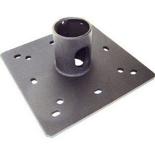 Video Mount Products CP-1PT | 1.5-inch Pipe Ceiling Plate with Cable Pass Through