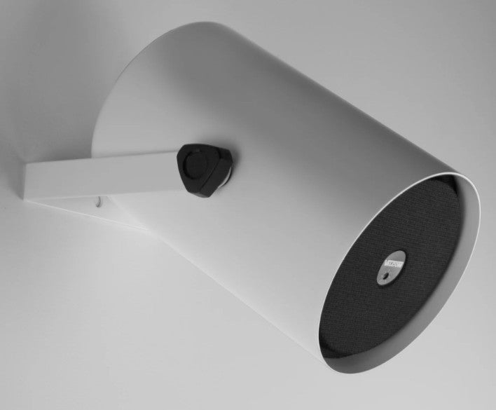 Valcom V-1013B-GY | 1-Watt Track-Style Speaker, One-Way, Gray