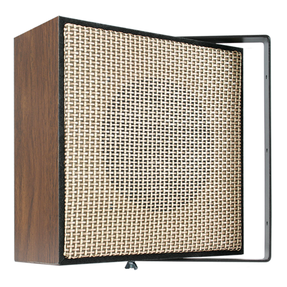 Valcom V-1026C | One-Way Woodgrain Corridor Speaker (Weave Finish)