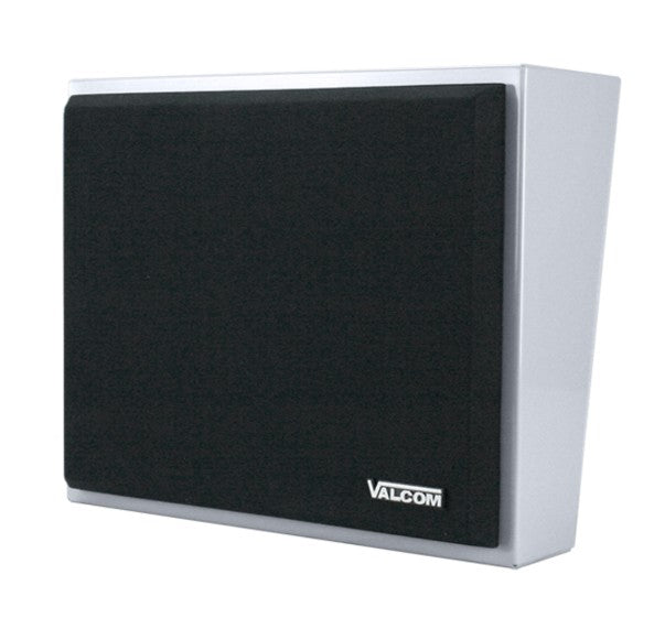 Valcom V-1071 | Metal Wall Speaker, Angled, Talkback