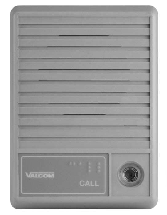 Valcom V-1074 | Surface Mount Intercom Doorplate Speaker, Talkback