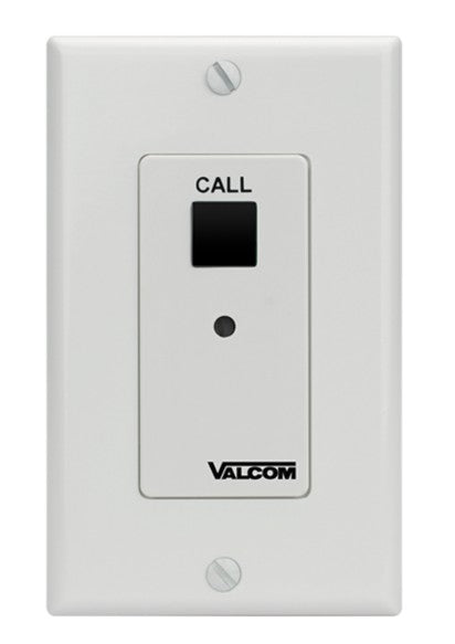 Valcom V-2991-W | Call Button with Volume Control