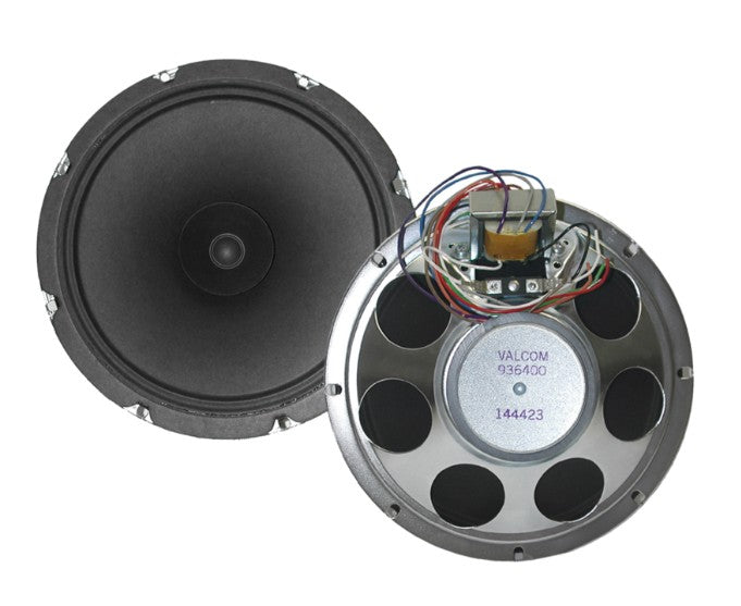 Valcom V-936400 | 8-Inch Cone Speaker Assembly, 25/70 Volt, One-Way or Talkback