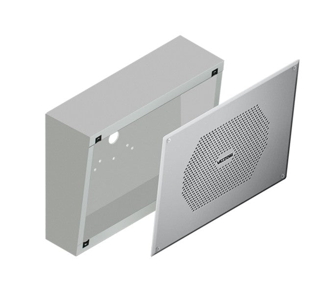 Valcom V-9807 | Surface Mount, Vandal-Resistant, Heavy Gauge Steel Enclosure + Faceplate