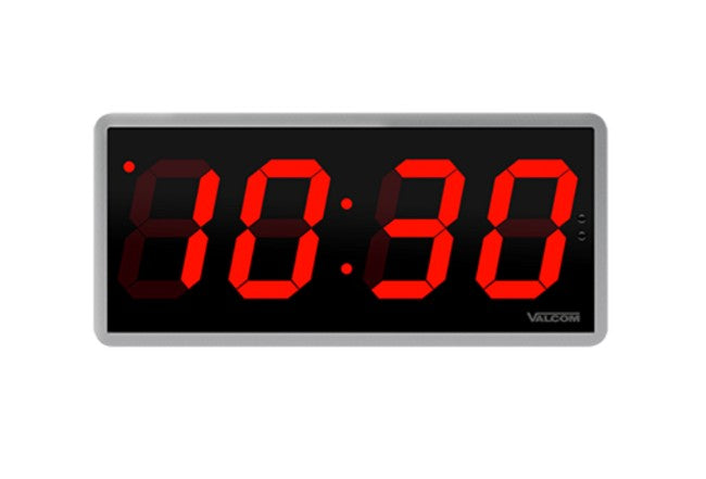 Valcom V-DW11025B | Digital Clock, 2.5-Inch, 4-Digits, Wireless, 110Vac