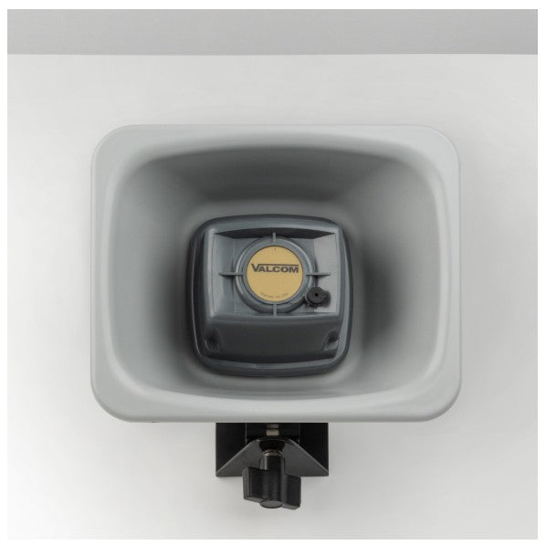 Valcom VIP-480AL-GY-SA | IP FlexHorn, With Long Line Extender, One-Way, Gray, Intrado OneAlert