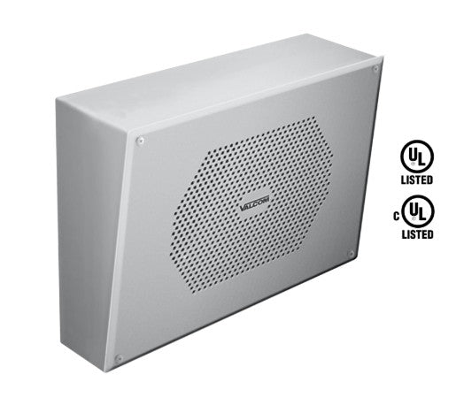 Valcom VIP-581A-SA | IP Vandal-Resistant FlexHorn, Angled, Intrado OneAlert