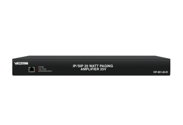 Valcom VIP-851-25-IC | SIP 20-Watt Gateway, 25 V, InformaCast