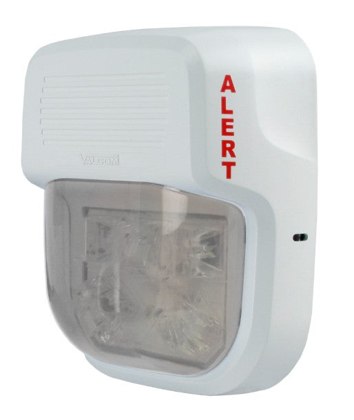 Valcom VIP-998-WH-SA | IP/SIP Strobe Alert, White, Intrado OneAlert