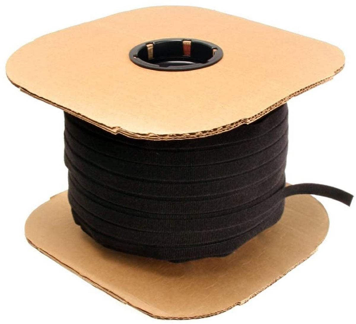 Velcro Companies 174043 | Hook and Loop Fastener, Black, 1/2 in × 600 ft