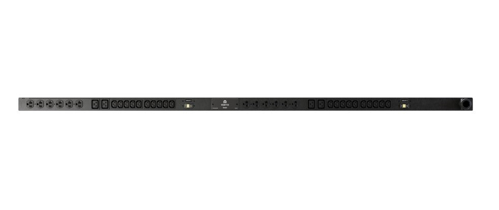 Vertiv I10401 | RPDU, Basic Upgradeable, 30A, 120/208V, 5.7kW, 10ft power cord with L14-30P, Black Powder Coat