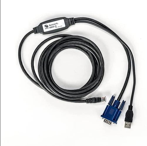 Vertiv USBIAC2-10 | Vertiv Avocent CAT5 Integrated Access USB Cable - 10ft (USBIAC2-10) - 10ft USB Cable| RJ-45| HD-15
