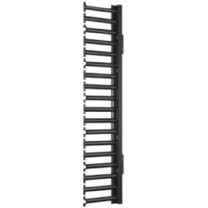 Vertiv 10200078 | Knurr 010200078 Rack Cable Management Kit - Black - 2 Pack - 18U Rack Height - 19" Panel