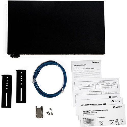 Vertiv ACS8008SDC-400 | 8-Port ACS8000 Console System with single DC Power Supply - 8 x RJ45 Serial Ports
