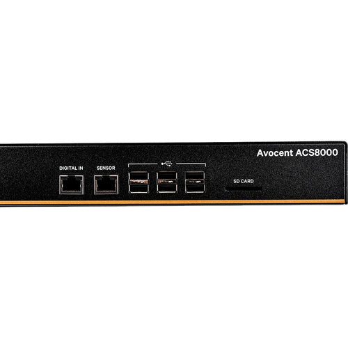 Vertiv ACS8008SDC-400 | 8-Port ACS8000 Console System with single DC Power Supply - 8 x RJ45 Serial Ports