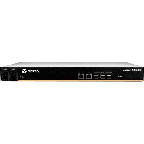 Vertiv ACS8016DAC-400 | Vertiv Avocent ACS8000 Serial Console - 16 port Console Server | Dual AC - Advanced Serial Console Server