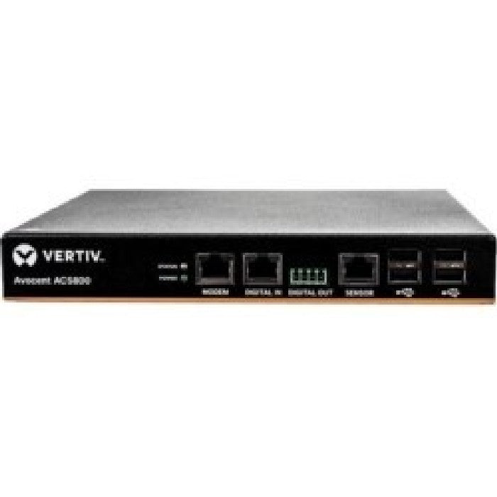 Vertiv ACS802MEAC-001 Vertiv Avocent Acs 800 2-port Serial Console Server With External Ac Power Supply, Analog Modem