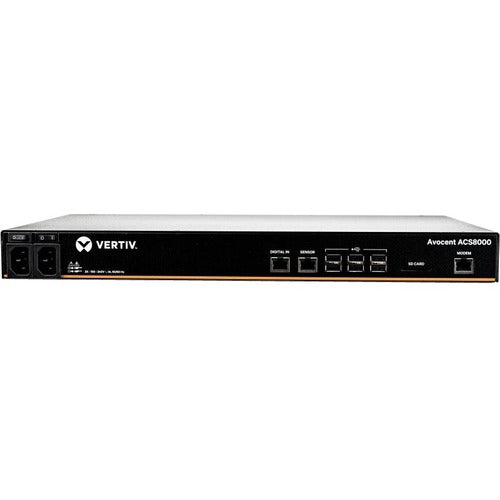 Vertiv ACS8048MDAC-400 | Vertiv Avocent ACS8000 Serial Console - 48 port Console Server | Modem | Dual AC - Advanced Serial Console Server