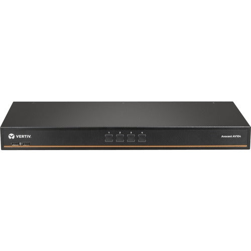 Vertiv AV104BND4-400 | Vertiv Avocent AV104 KVM Switch | Single User | 4-16 port (AV104BND4-400) - 4 VGA Target Cables